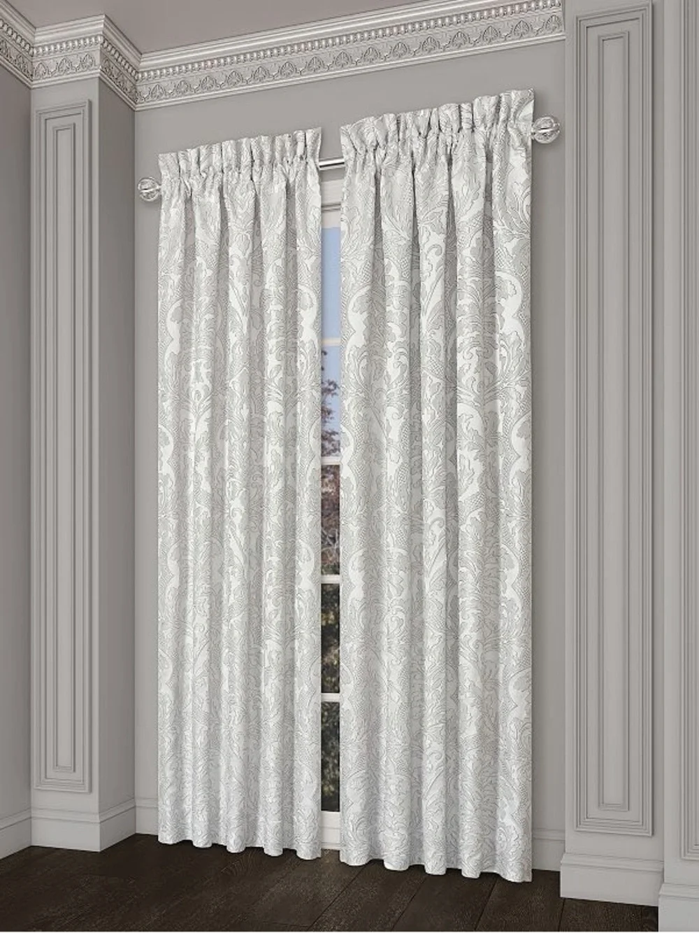 J. Queen New York Brunello Window Panel Pair sz 50x95 NEW